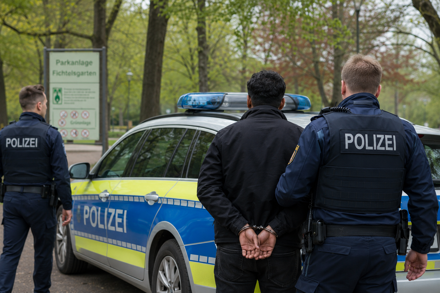 Raubdelikt in Schweinfurter Parkanlage – Tatverdächtiger rasch festgenommen – Unabhängige Zeugen gesucht